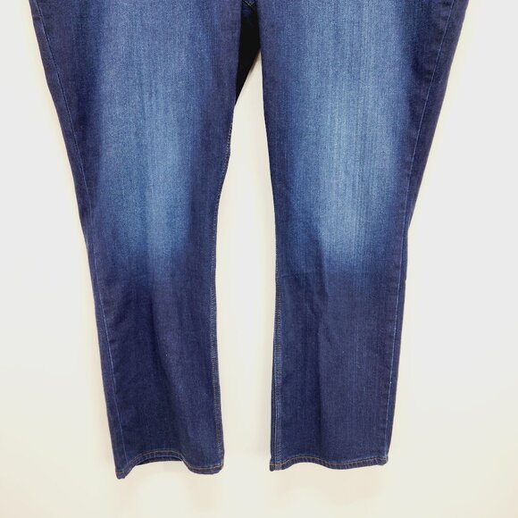 Lee Womens jeans Regular Fit Straight Leg Mid Rise stretch  24 M plus size - Picture 8 of 13